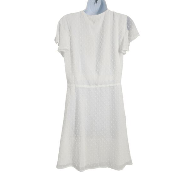 Lulu's White Wrap Dress Womens Size Large L *NWT - Picture 2 of 5